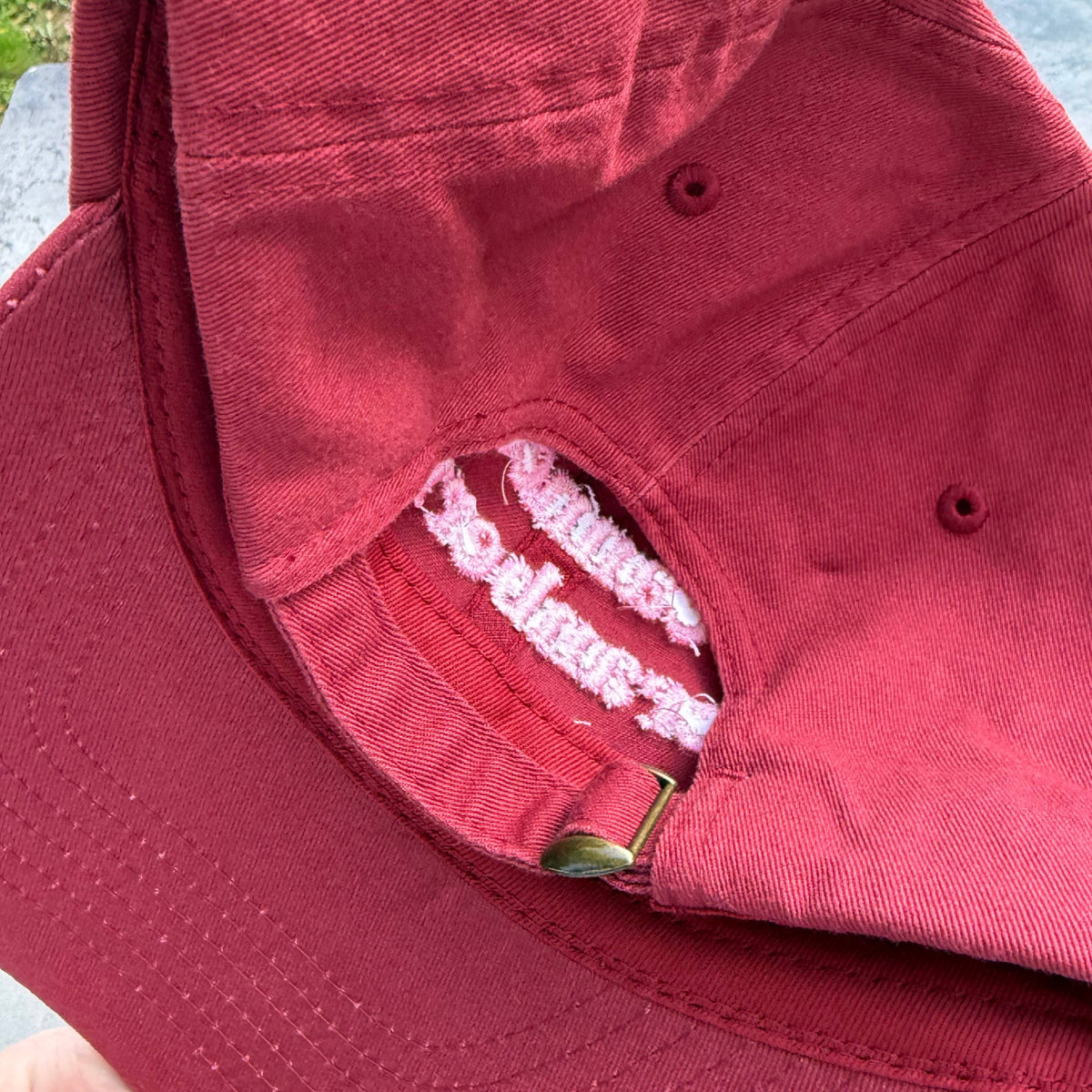 Canned Cranberry Sauce Embroidered Hat