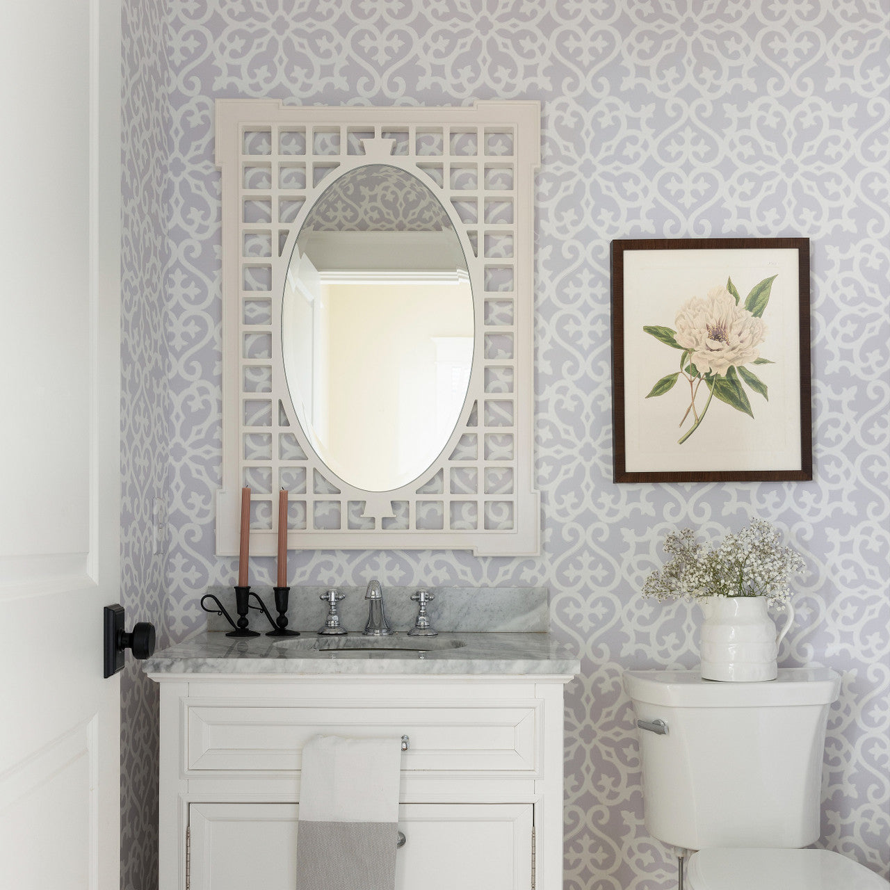 Bria Hammel x Cooper Classics Garden Mirror in White