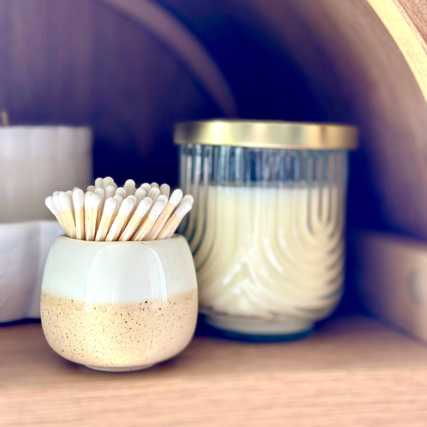 Moonlight Makers - Ceramic Match Holders - With or Without Matches - 5 Colors