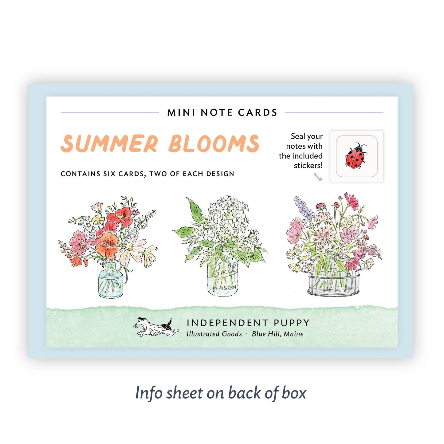Summer Blooms – Mini Note Cards