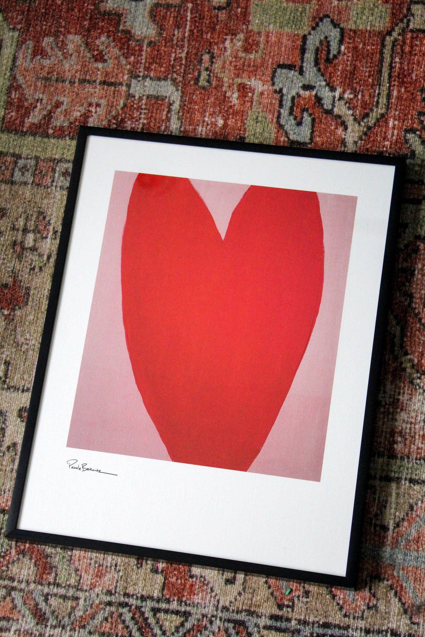 Pascale Berkowitz Studio Art - Red Heart Giclée Fine Art Print