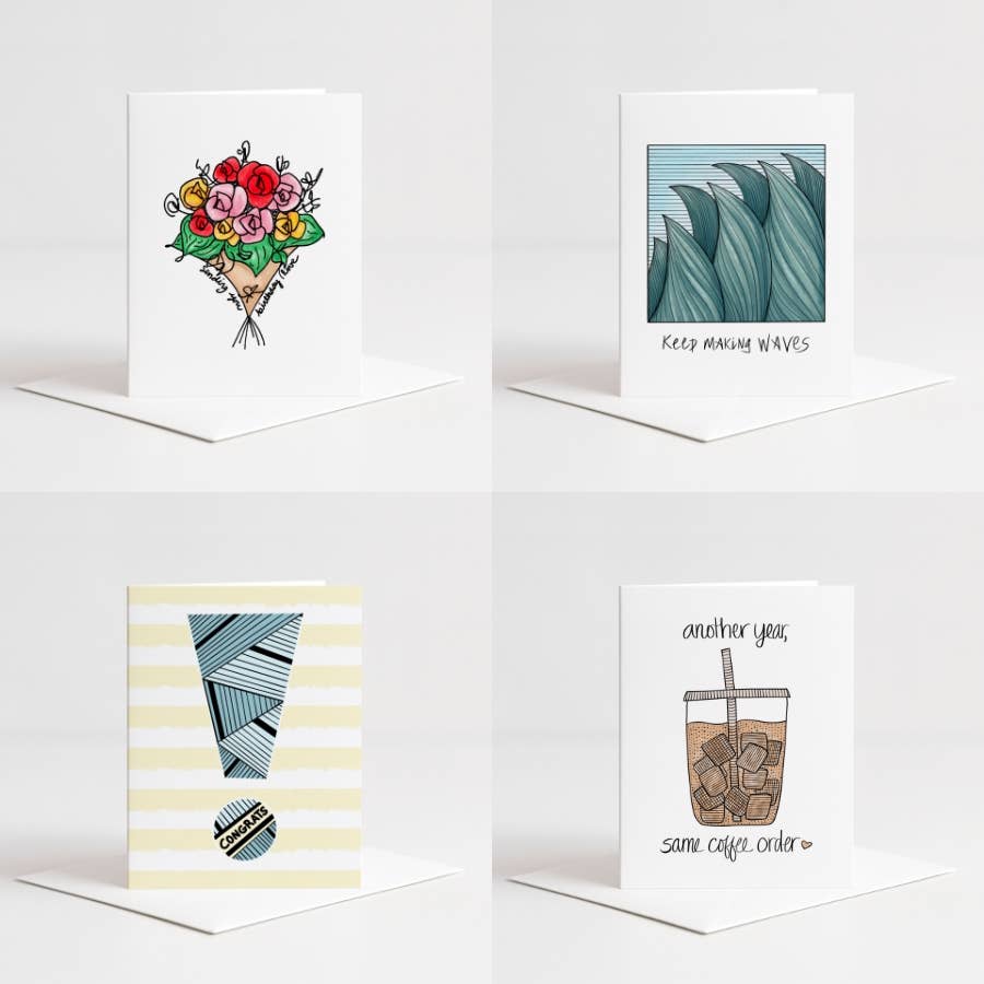 Iced Coffee Birthday Card