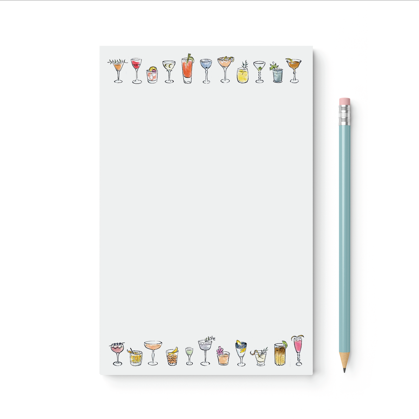 Colorful Cocktails Notepad | 5.5 x 8.5"