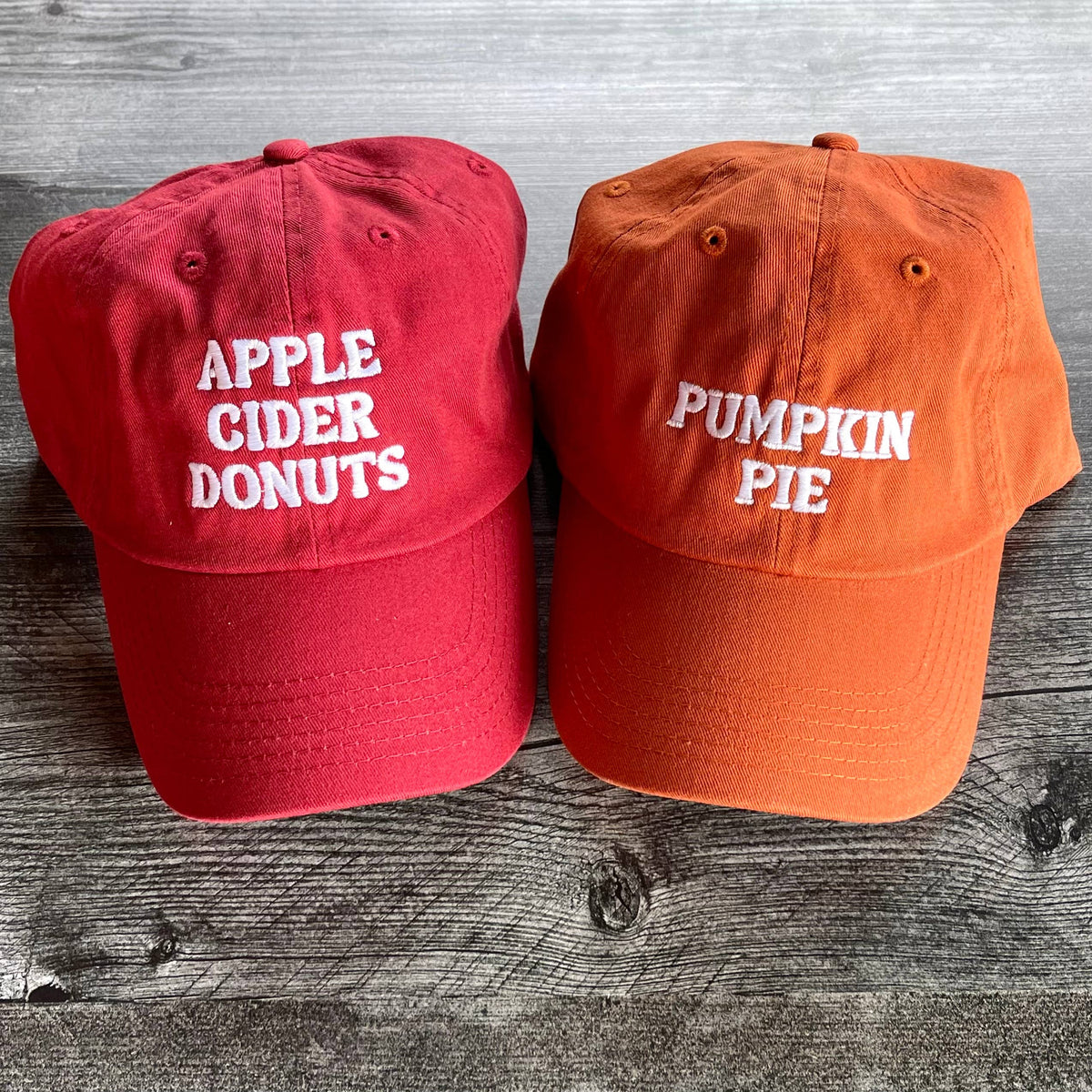 Pumpkin Pie Embroidered Hat