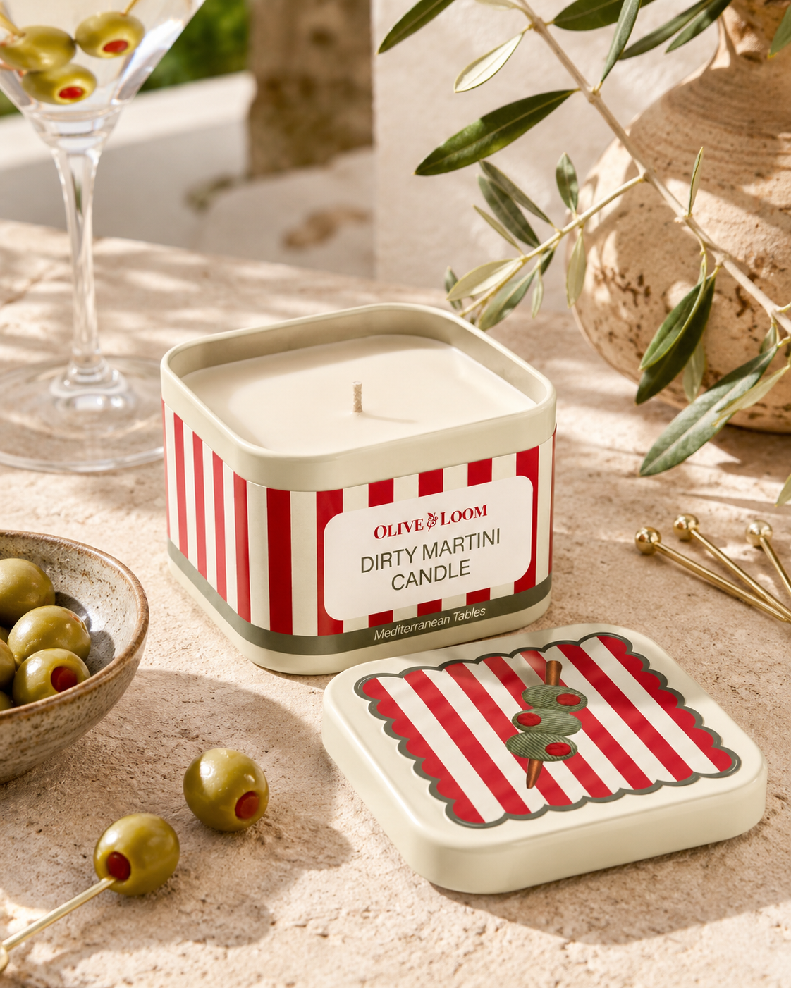 Dirty Martini Candle