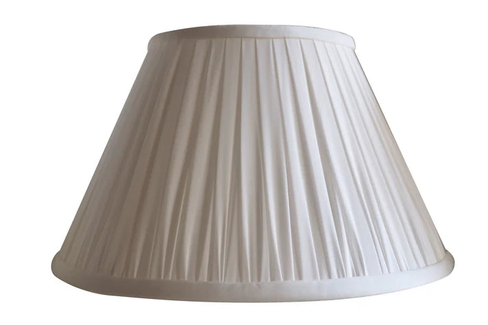 White Silk Lamp Shade