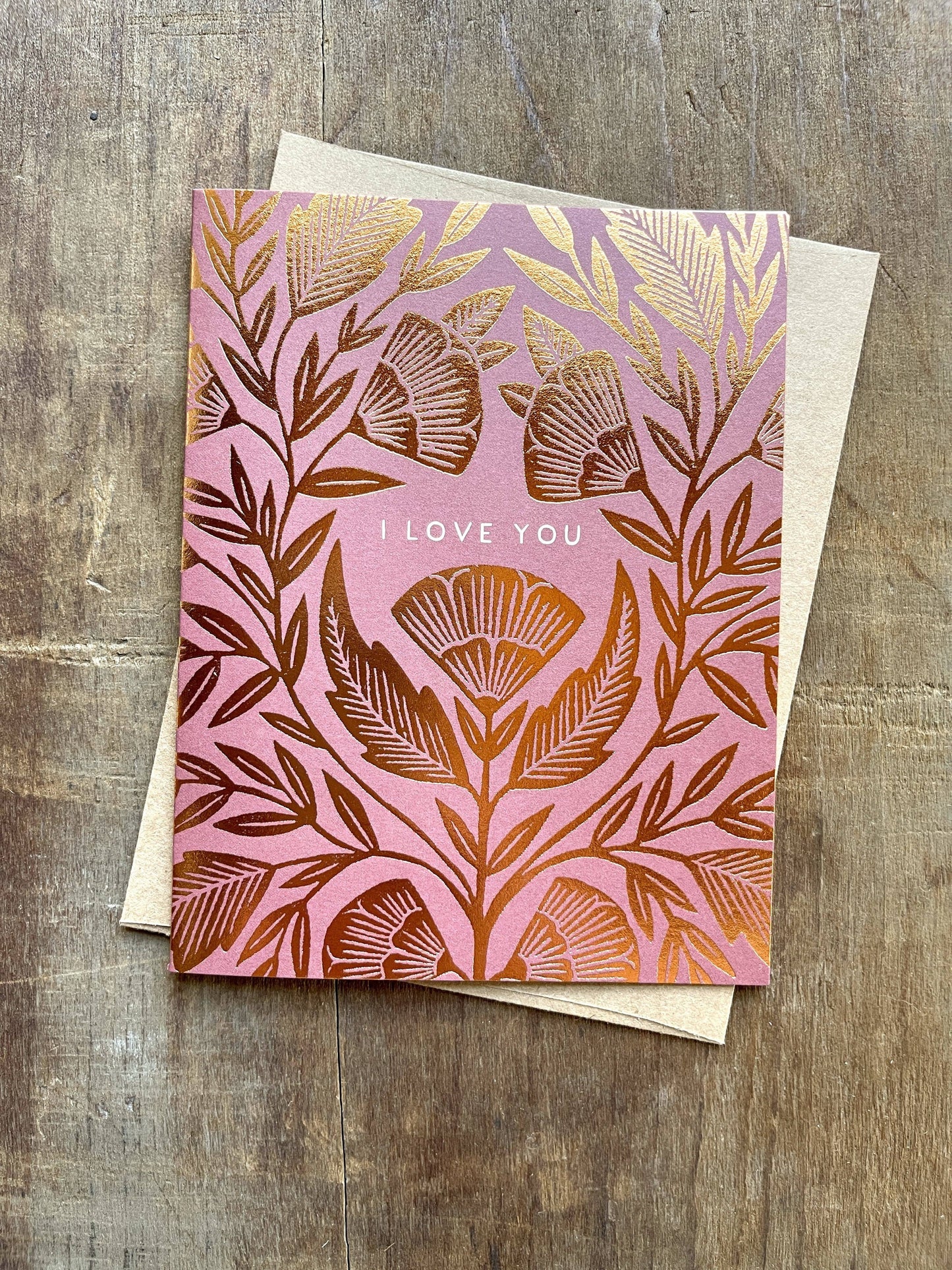 Katharine Watson - "I Love You," Greeting Card