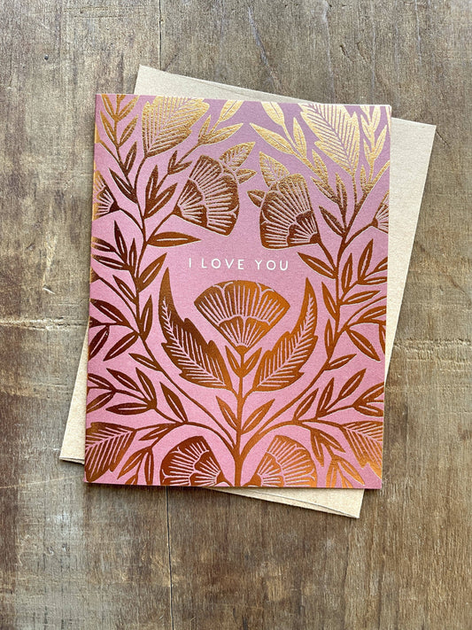 Katharine Watson - "I Love You," Greeting Card