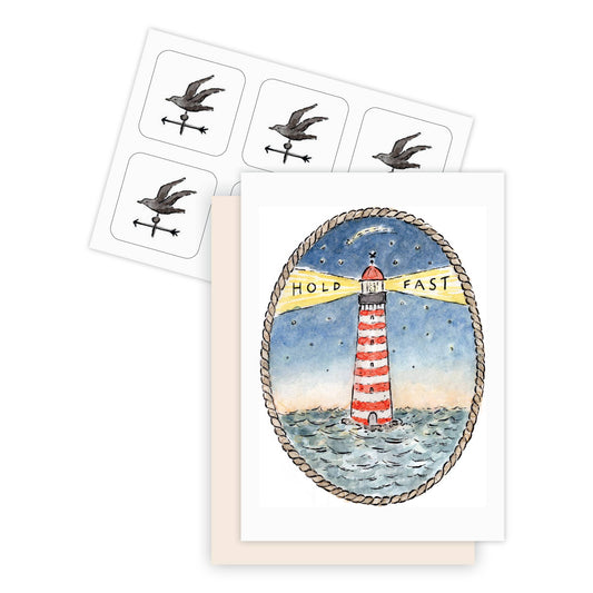 Lighthouse Mini Note Cards, Set of 6 | 2.5 x 3.5"