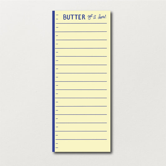 Butter Get It Done Notepad