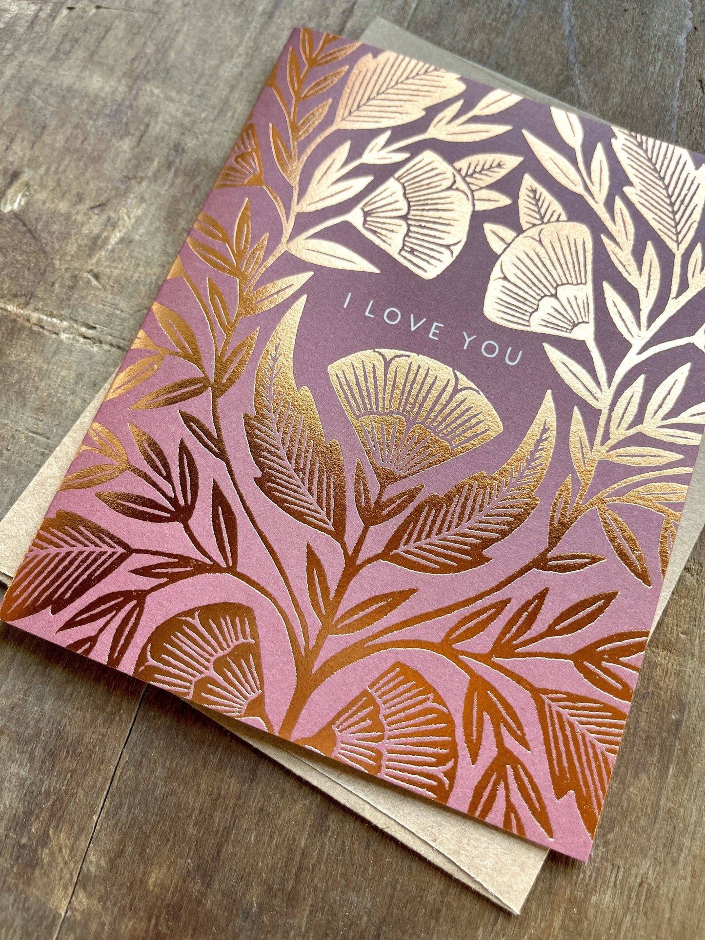Katharine Watson - "I Love You," Greeting Card