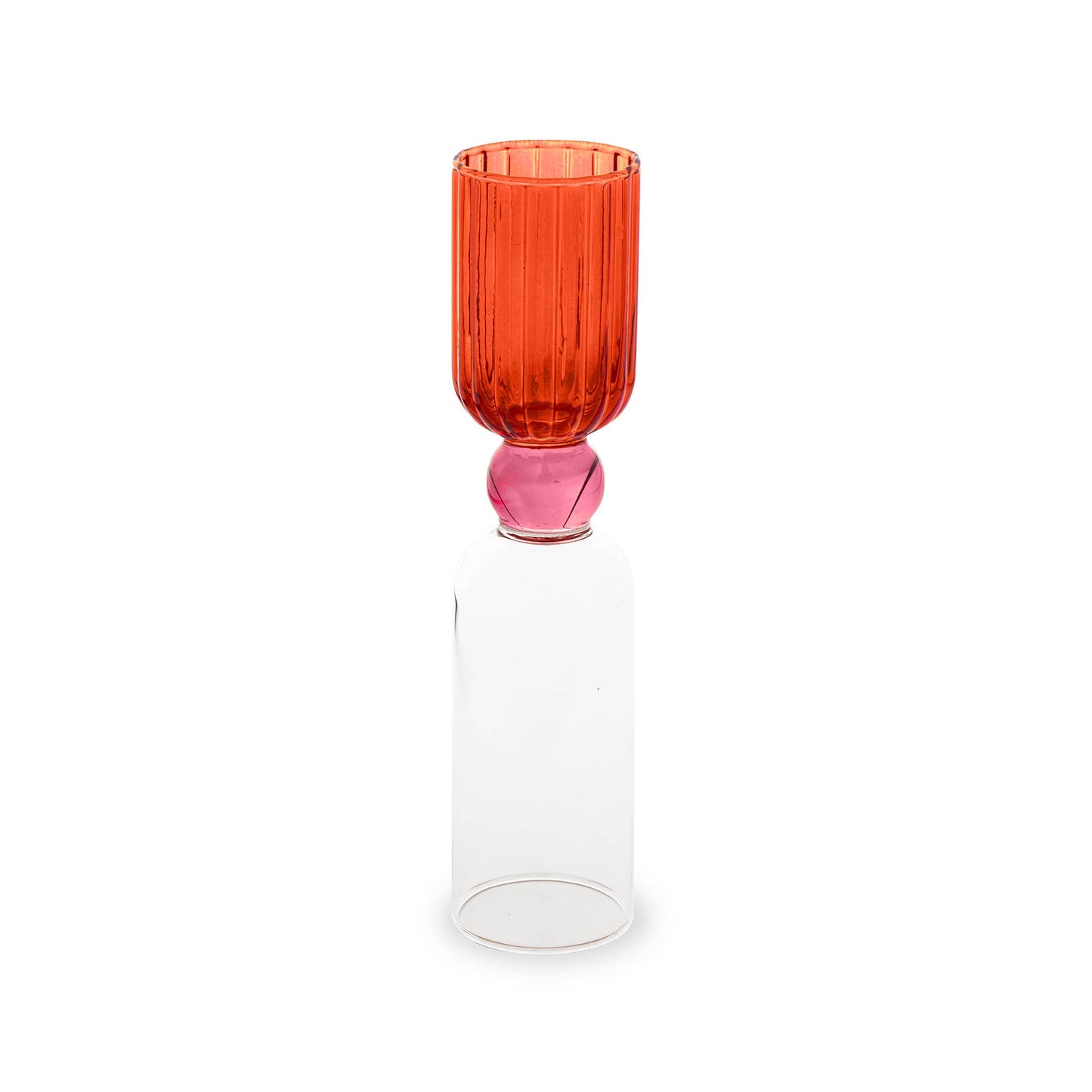 Tipsy Turvy Bar Glass, Colorblock Set of 2