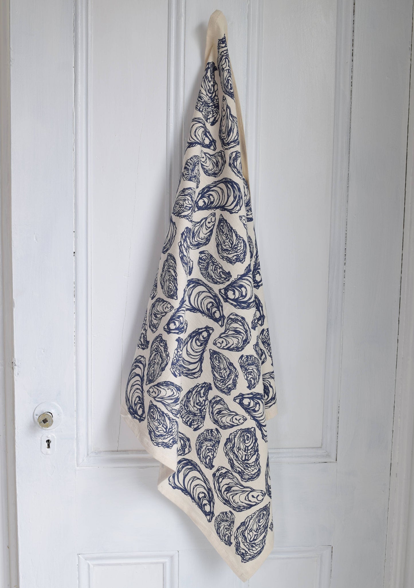 Oyster Tea Towel - Organic Cotton - Oversized 30 x 30