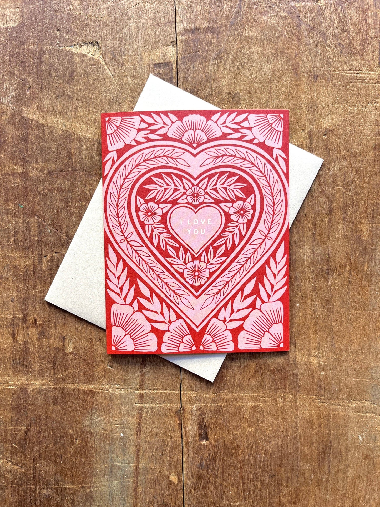 Katharine Watson - "I Love You," Greeting Card