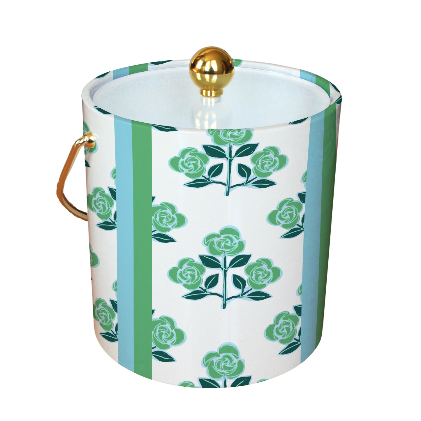 Block Print Ice Buckets - New!