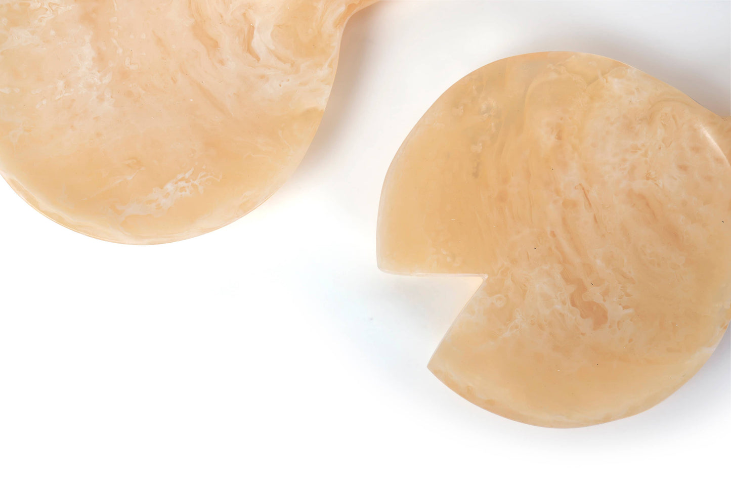 Resin Salad Server Peach (Set of 2), 12.40 x 3.93 Inches