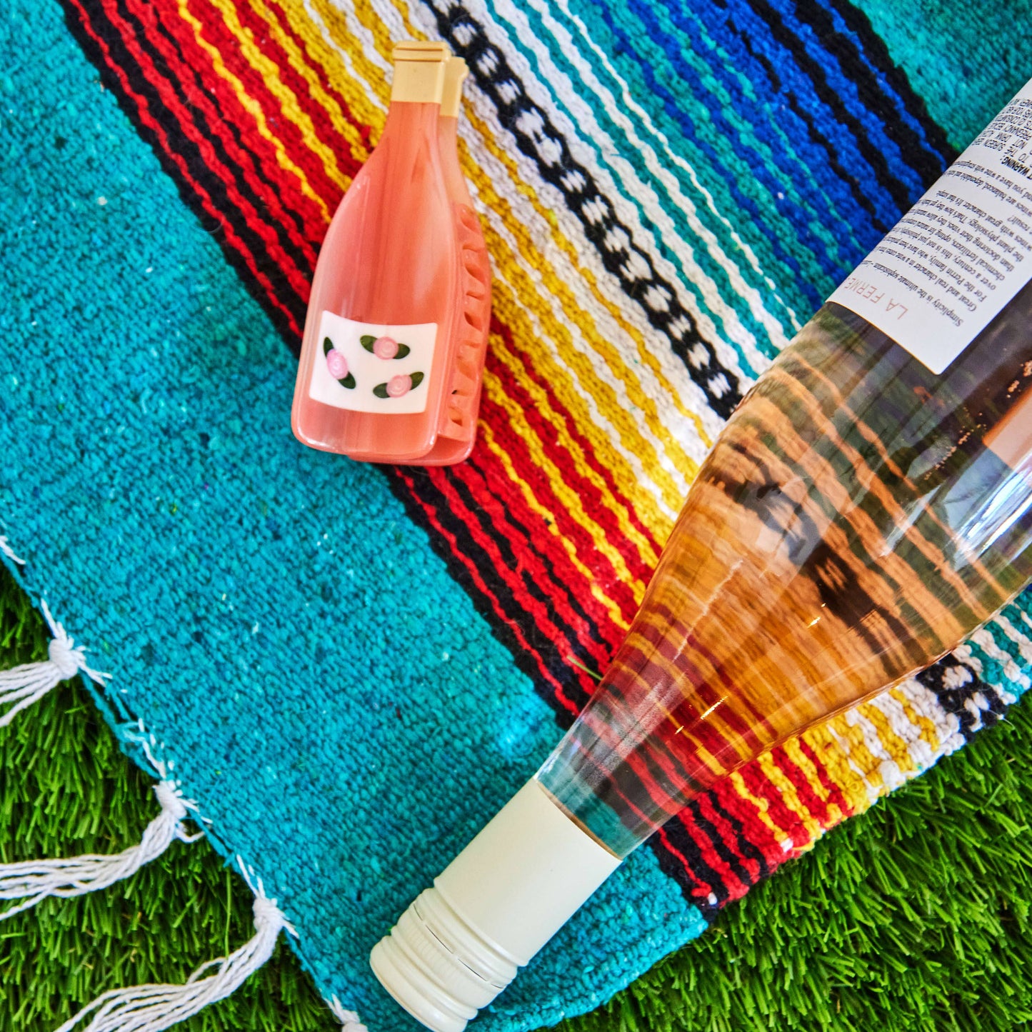 Jenny Lemons - Large Rose Wine Bottle Hair Claw Clip