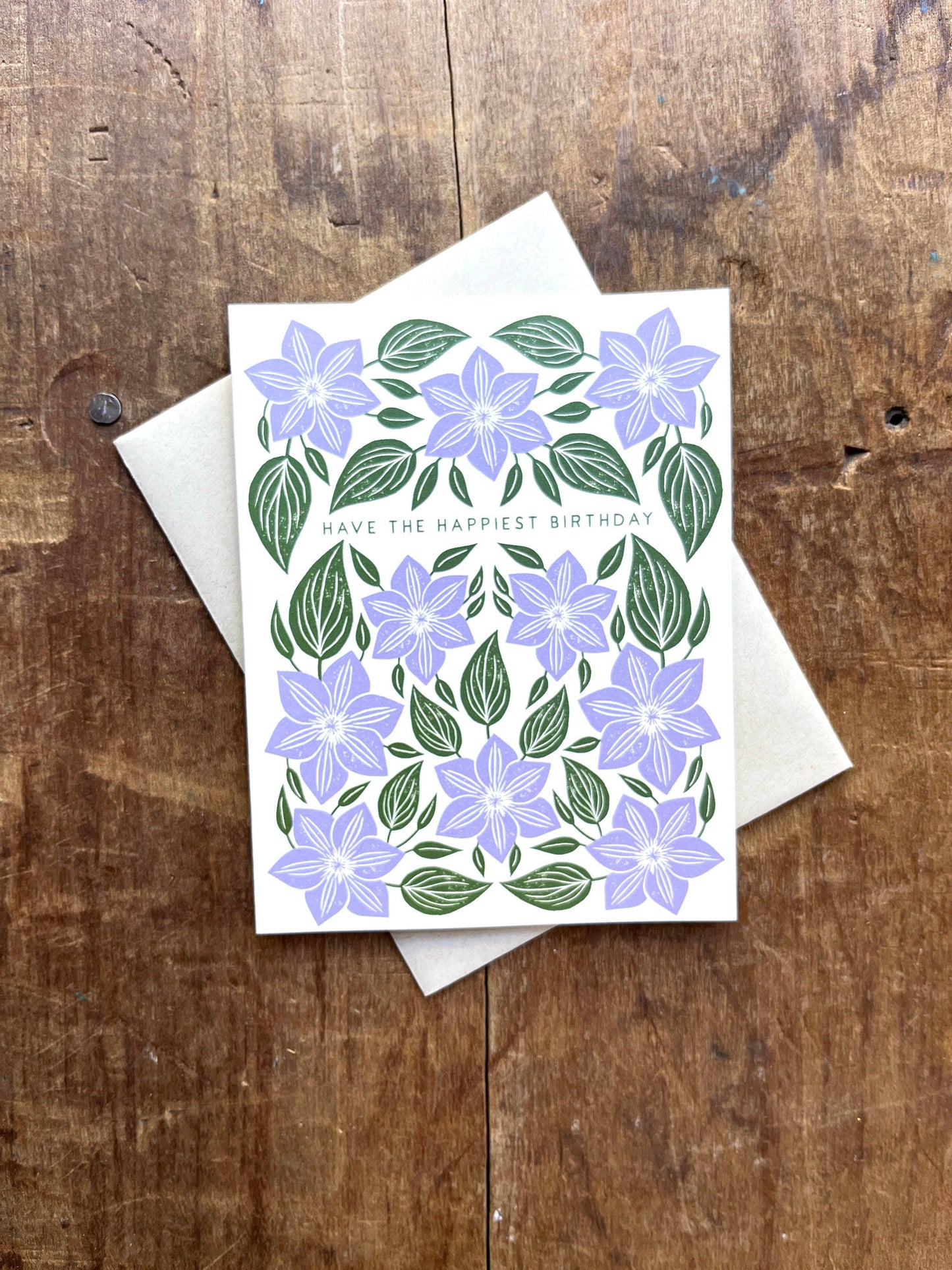 Happy birthday greeting card