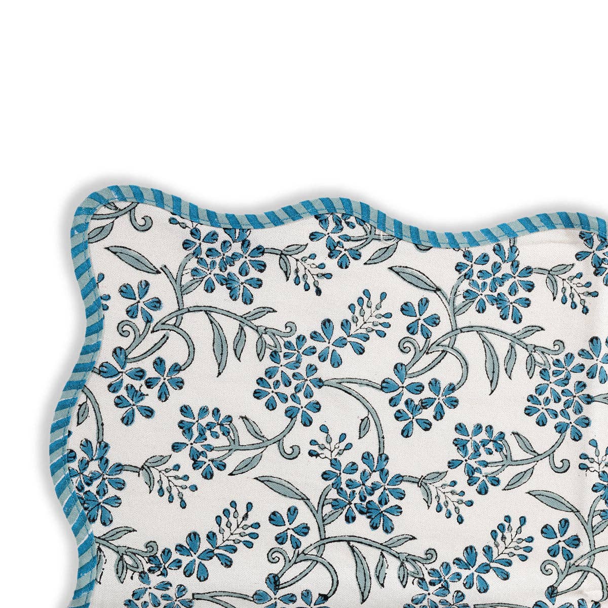 Sanibel Blue & White Table Runner