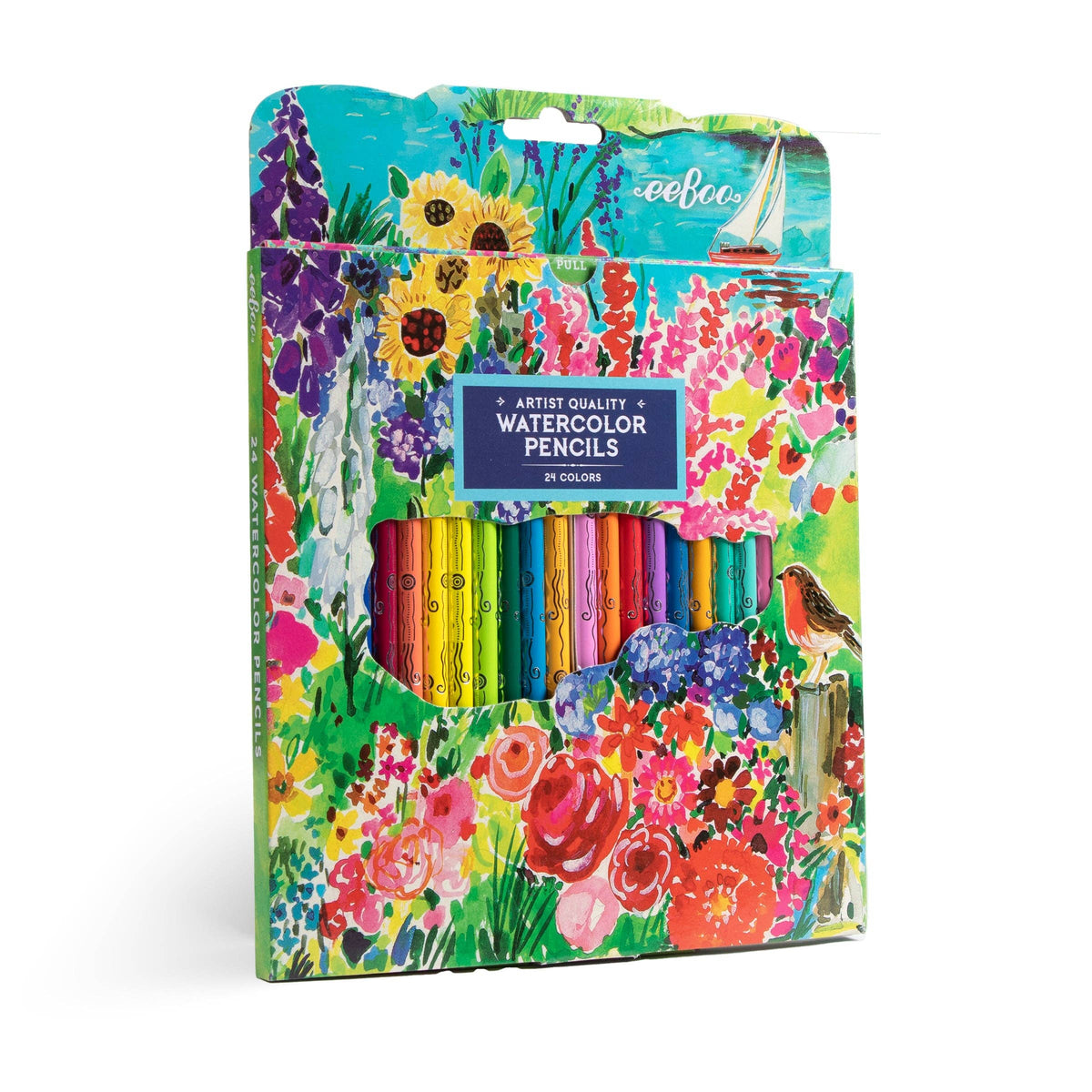 24 Watercolor Pencils - Seaside Garden