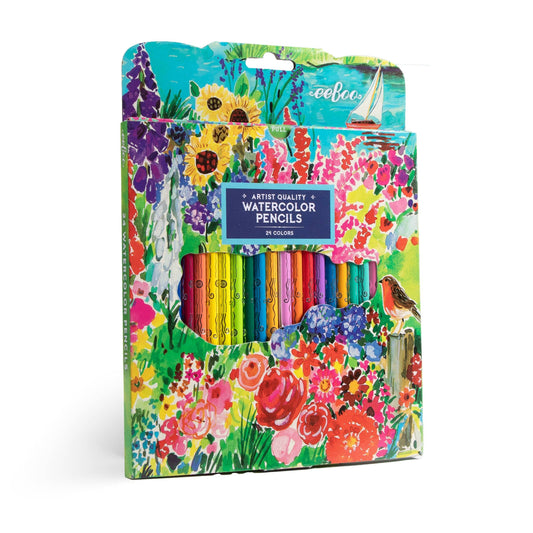 24 Watercolor Pencils - Seaside Garden