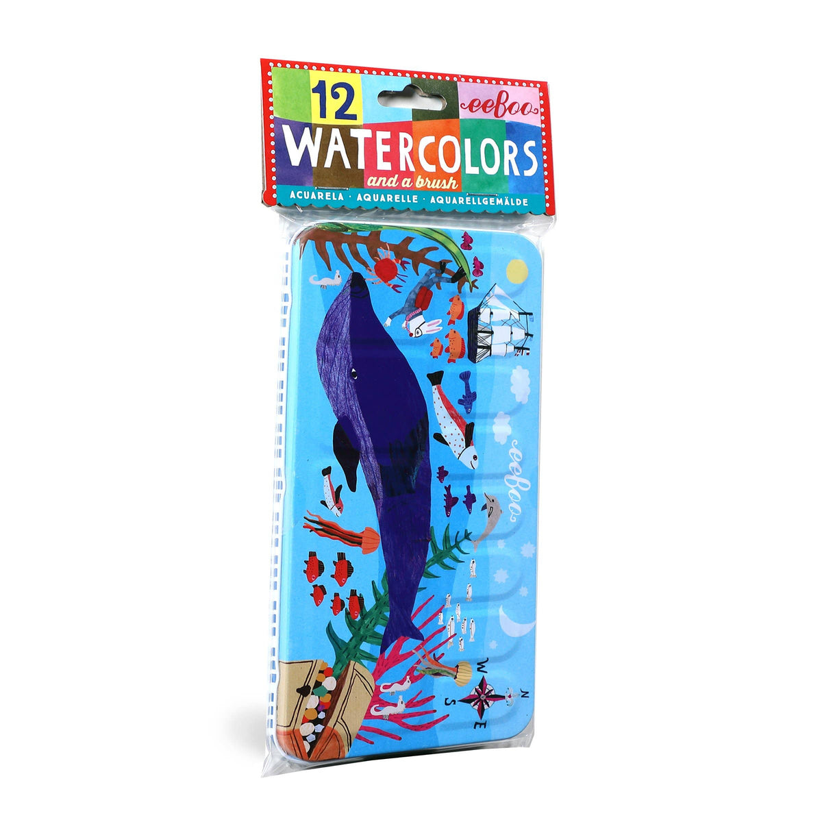 Watercolors Tin - In the Sea