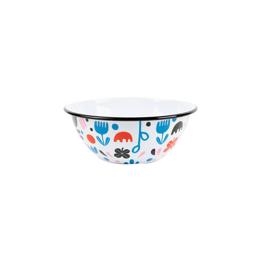 Lisa Congdon x CCH Black Tulip Enamelware Sm. Serving Bowl