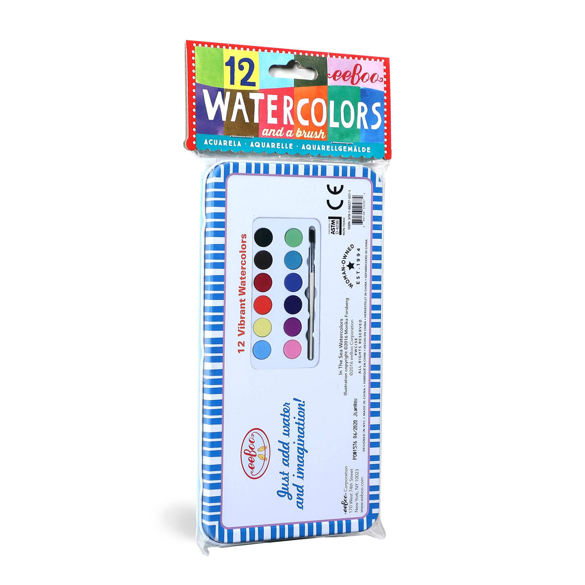 Watercolors Tin - In the Sea