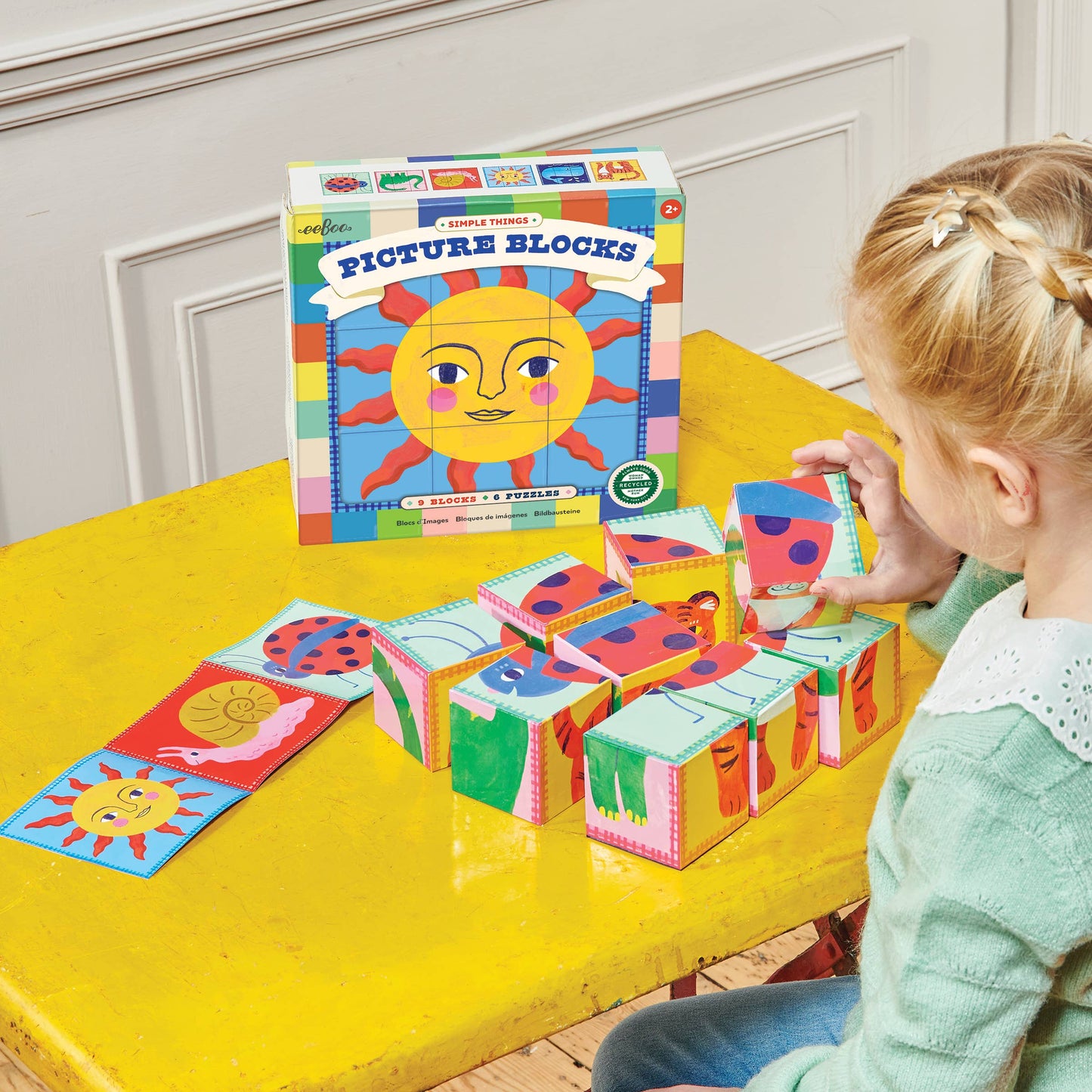 Simple Things Picture Blocks 9 Piece Puzzle