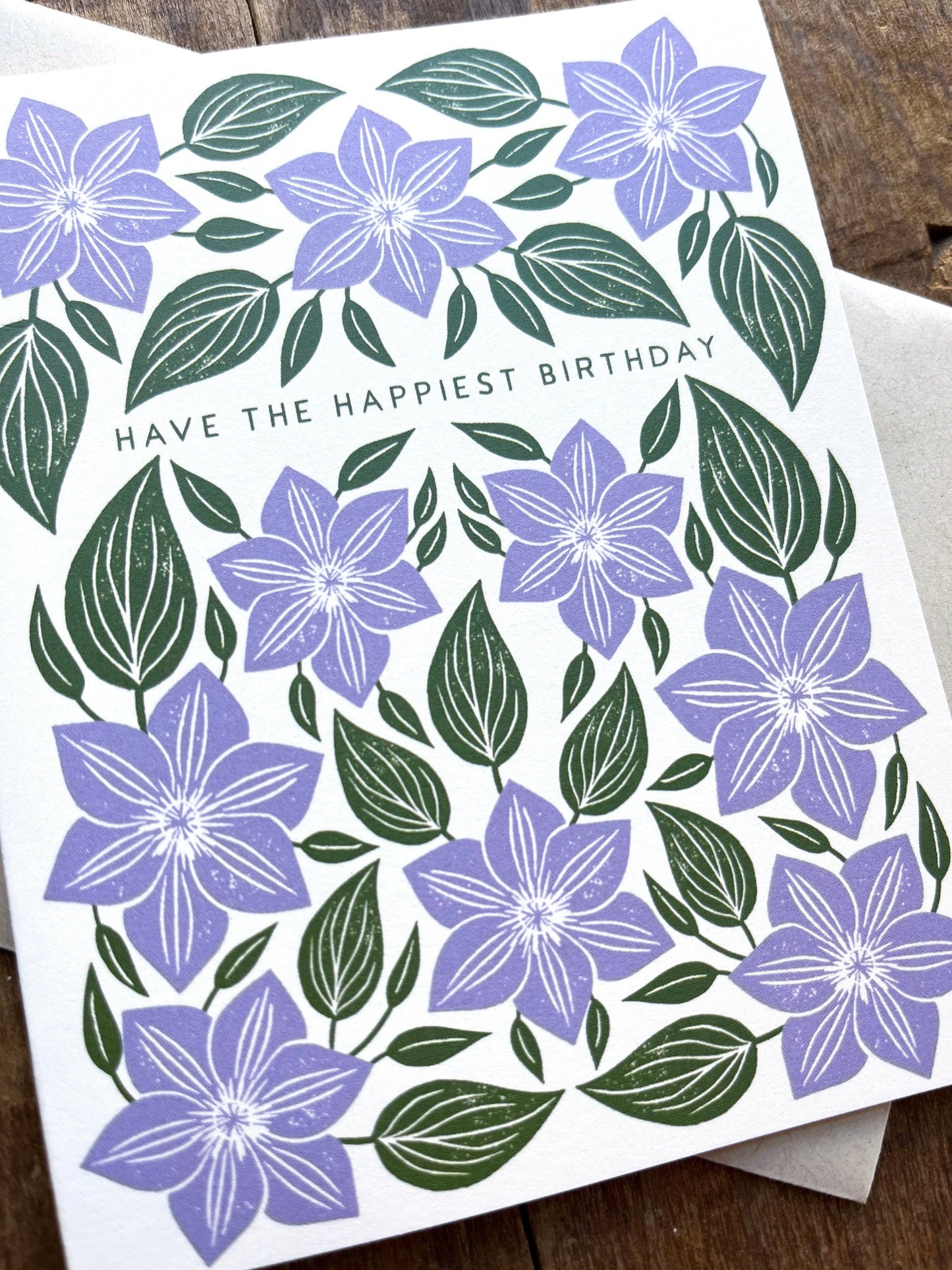 Happy birthday greeting card