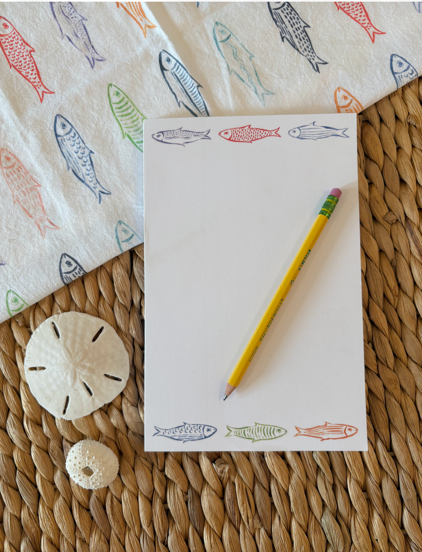 Rainbow Fish Notepad | 5.5 x 8.5"