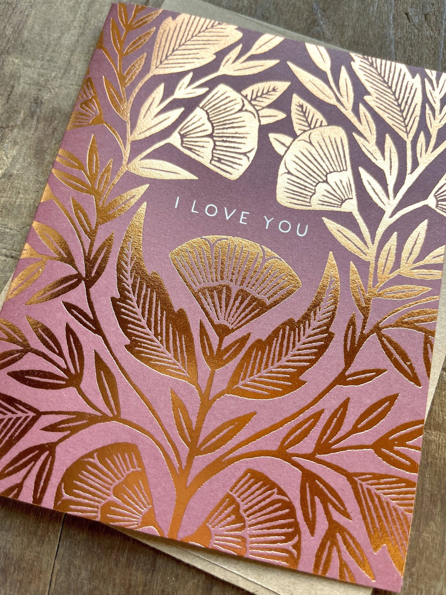 Katharine Watson - "I Love You," Greeting Card