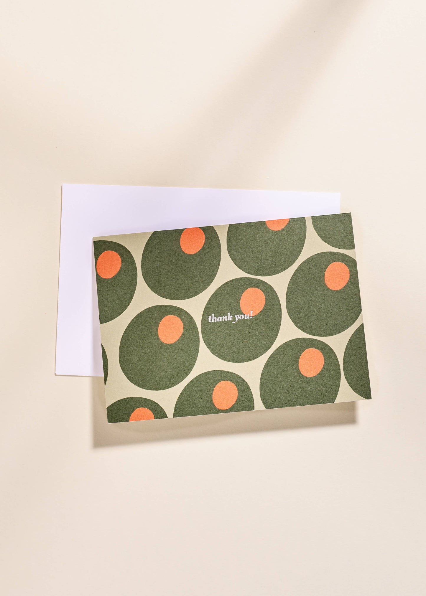 Martini Hour Foil Pressed Thank You Note - Set of 10