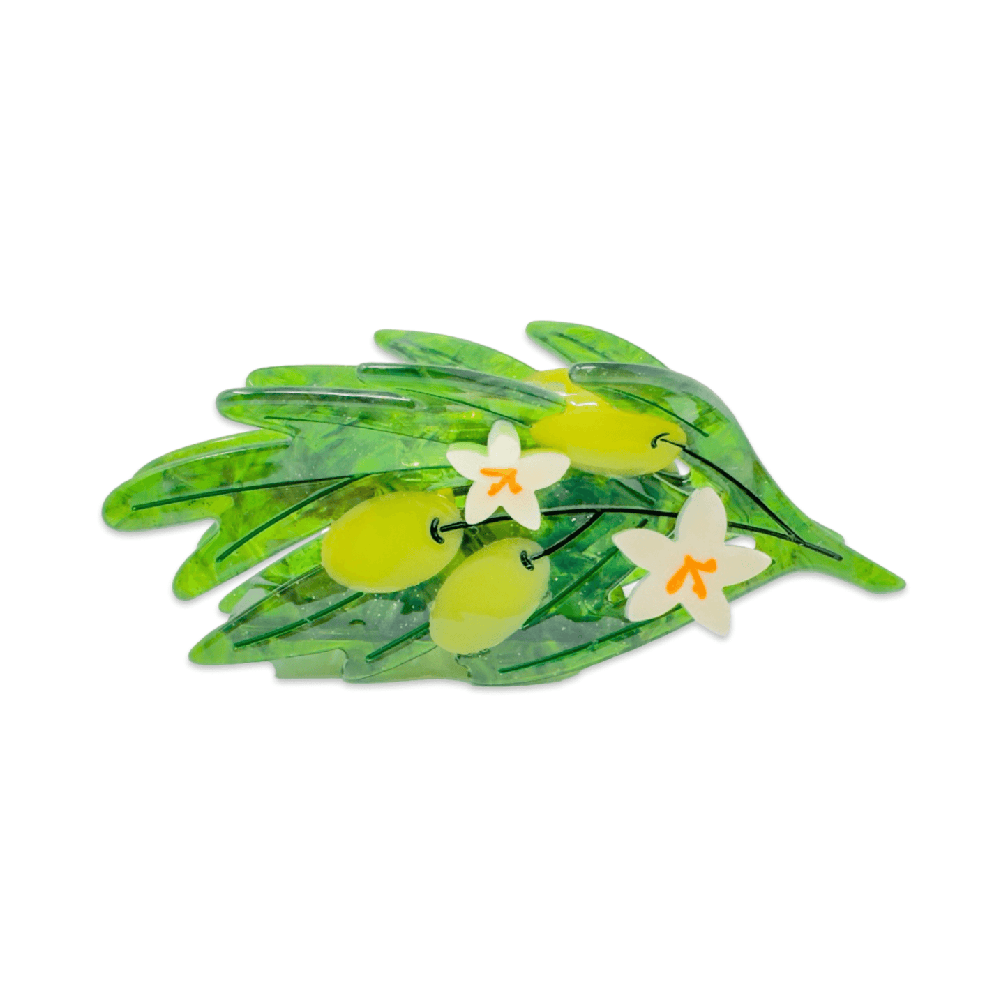 Jenny Lemons - Large Olive Branch Hair Claw Clip