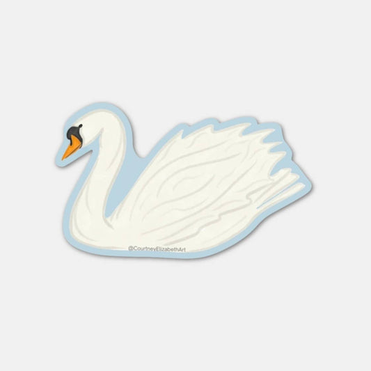 Swan Sticker