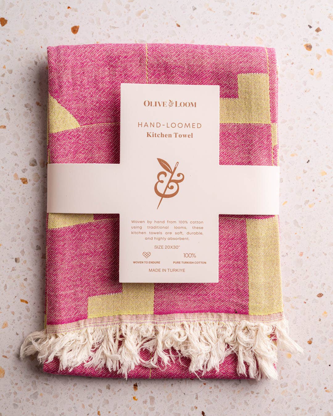 Olive & Loom - Tiles Geometric Tea Towel