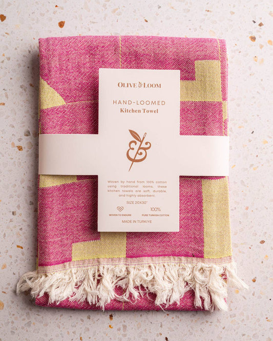 Olive & Loom - Tiles Geometric Tea Towel