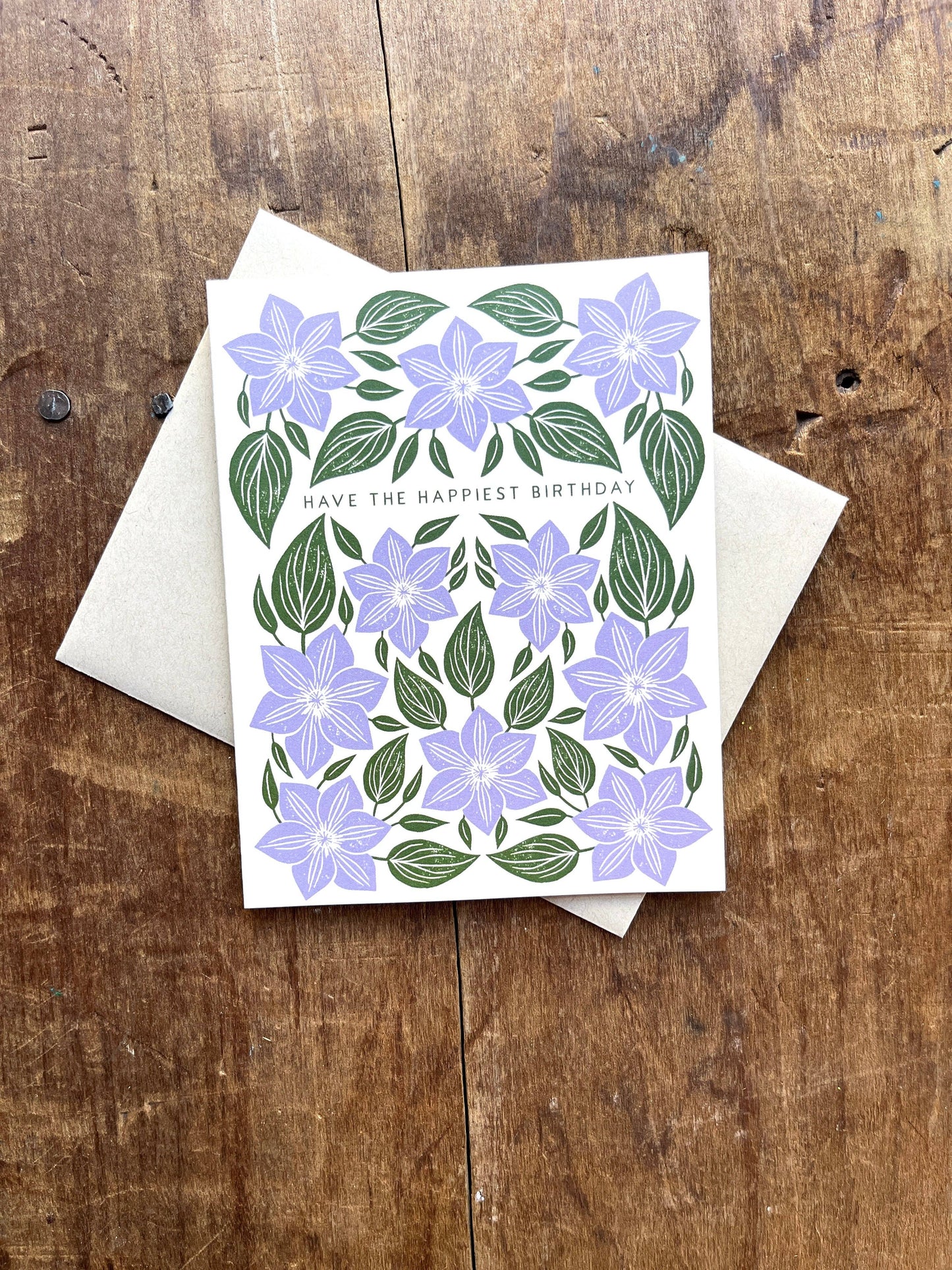 Happy birthday greeting card