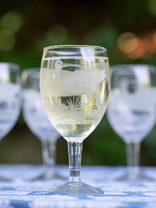 Crane Wine Glass, Set of 4