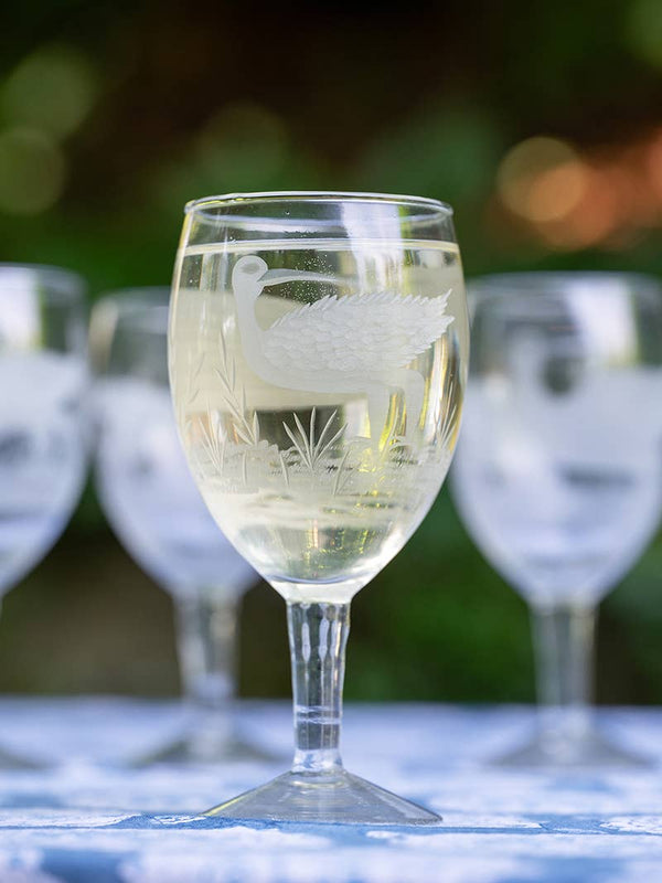 Crane Wine Glass, Set of 4