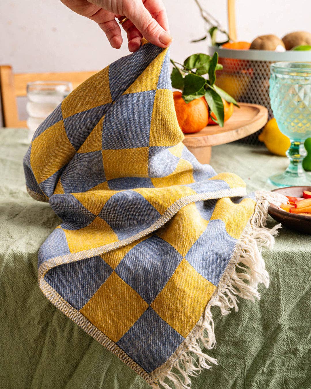 Sardine - Hand-Stitched Kitchen Tea Towel Set
