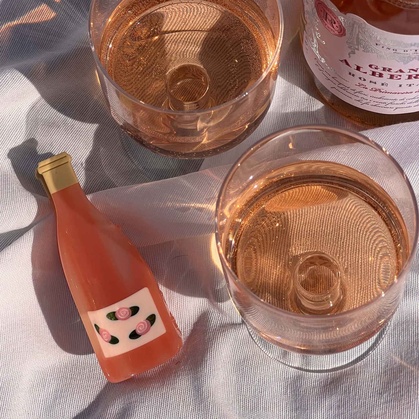 Jenny Lemons - Large Rose Wine Bottle Hair Claw Clip
