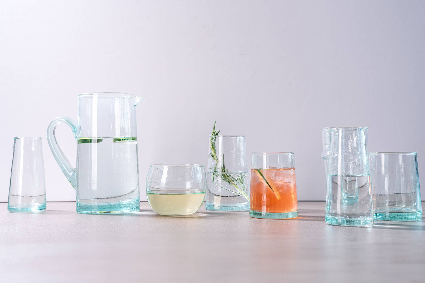 Clear Moroccan Drinking Glass