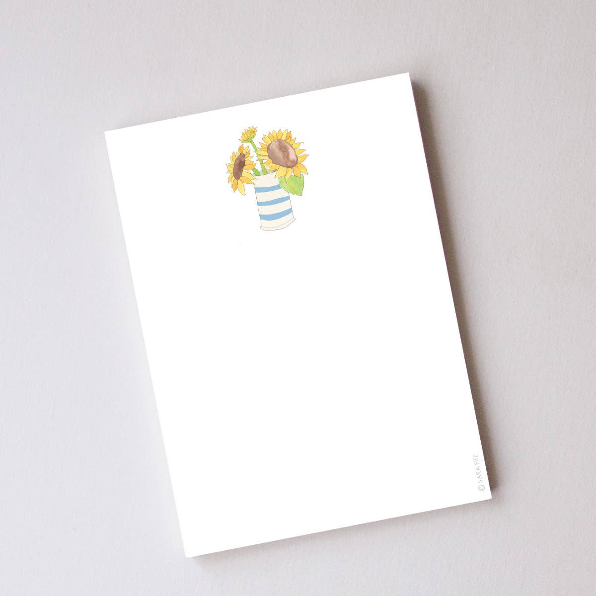 Sunflower Notepad - Sara Fitz