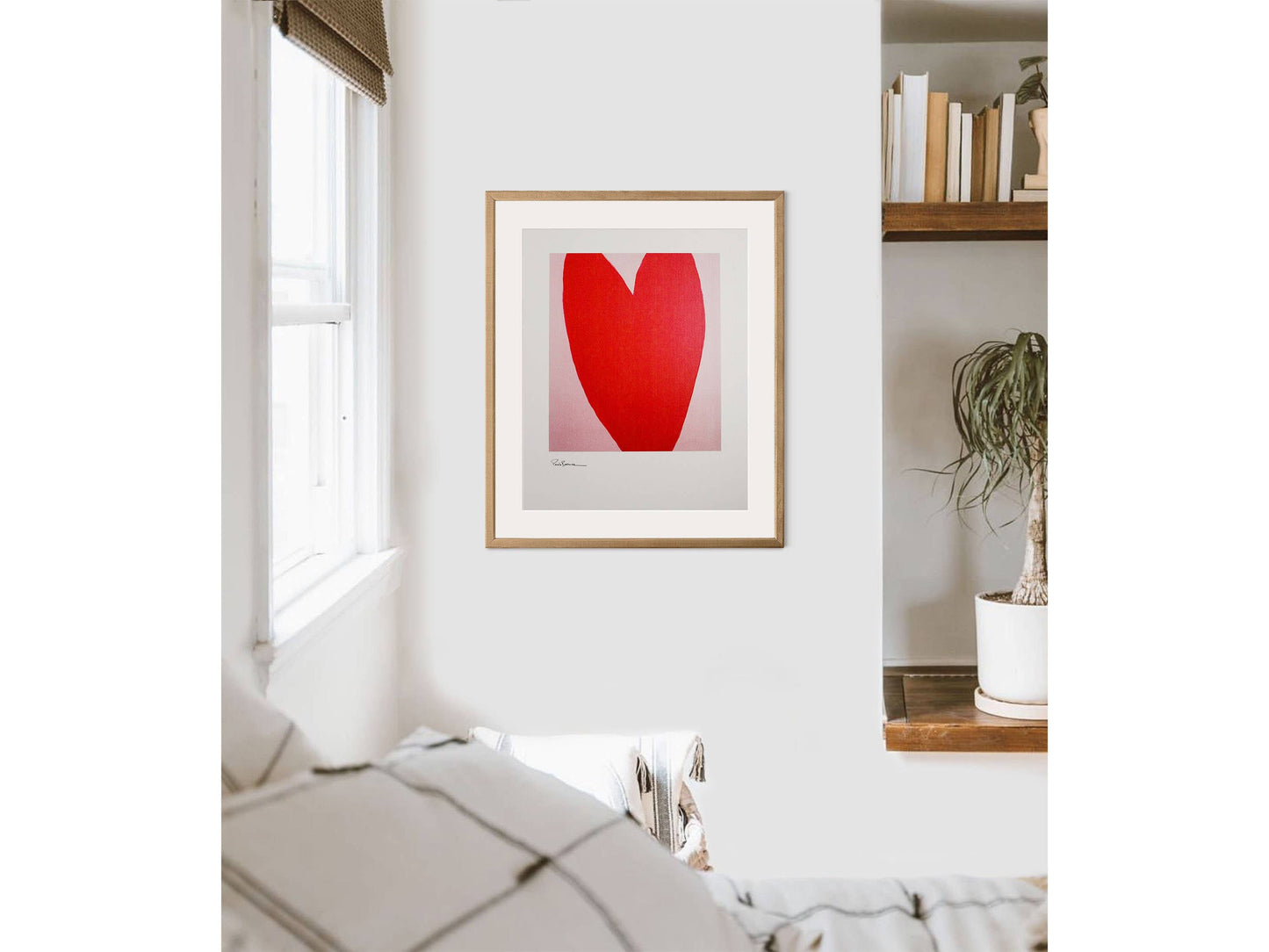 Pascale Berkowitz Studio Art - Red Heart Giclée Fine Art Print
