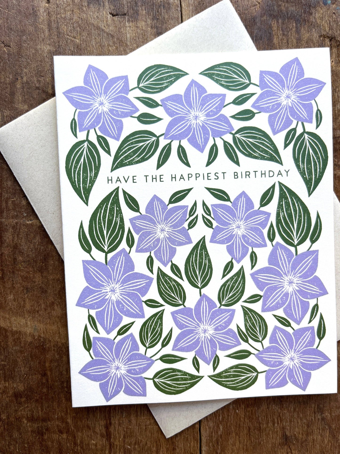 Happy birthday greeting card