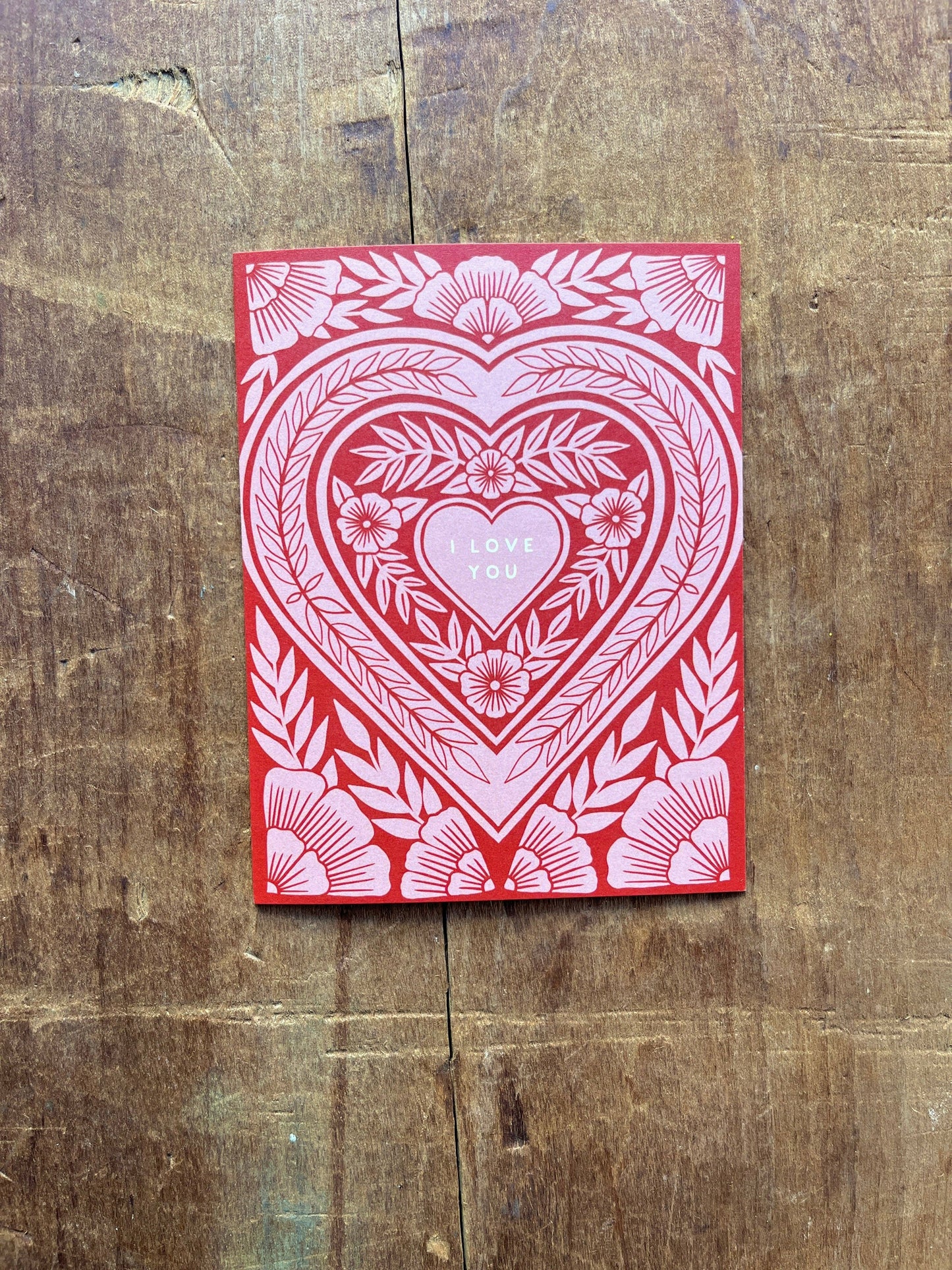 Katharine Watson - "I Love You," Greeting Card