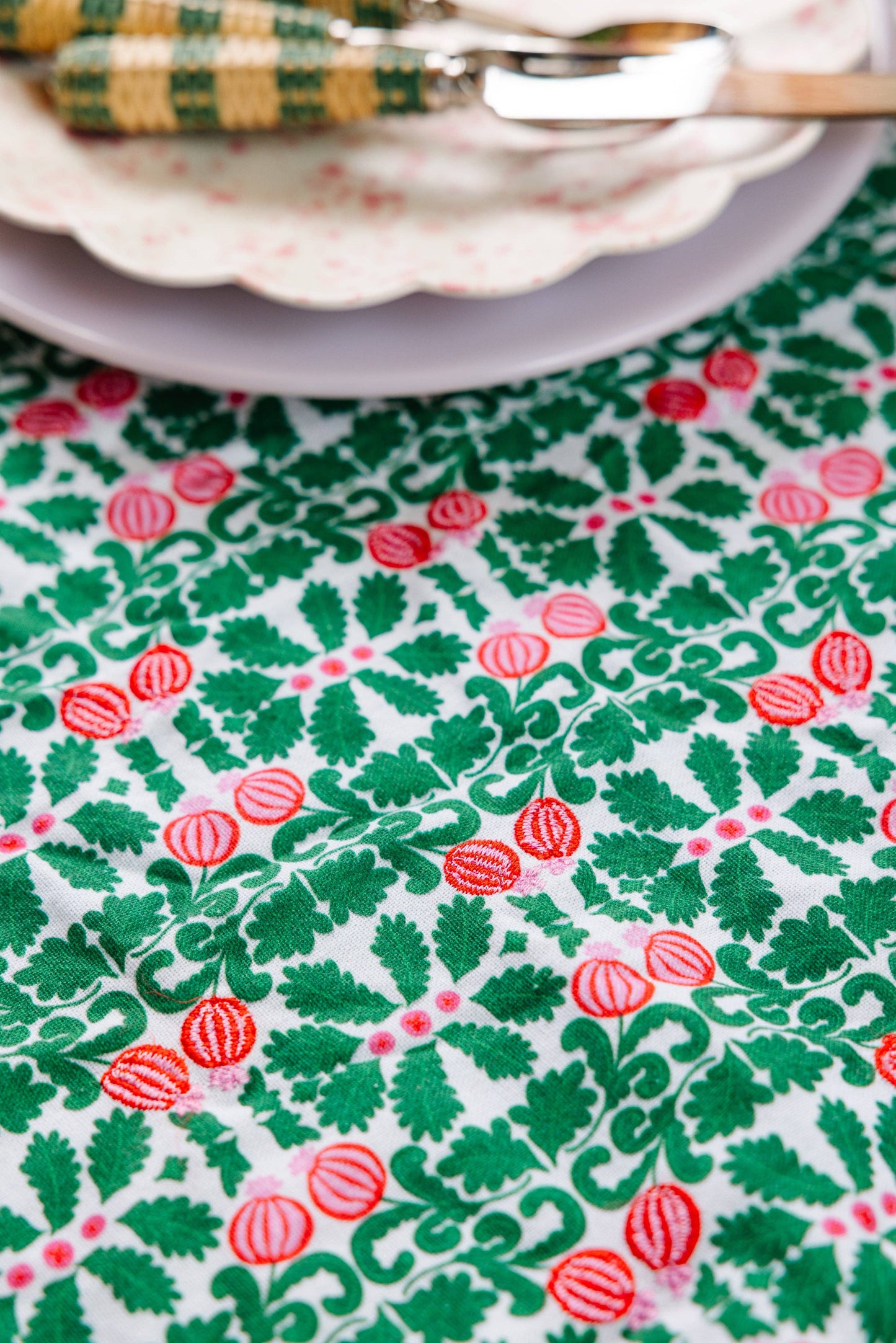 Furbish Studio - Pomegranate Tablecloth
