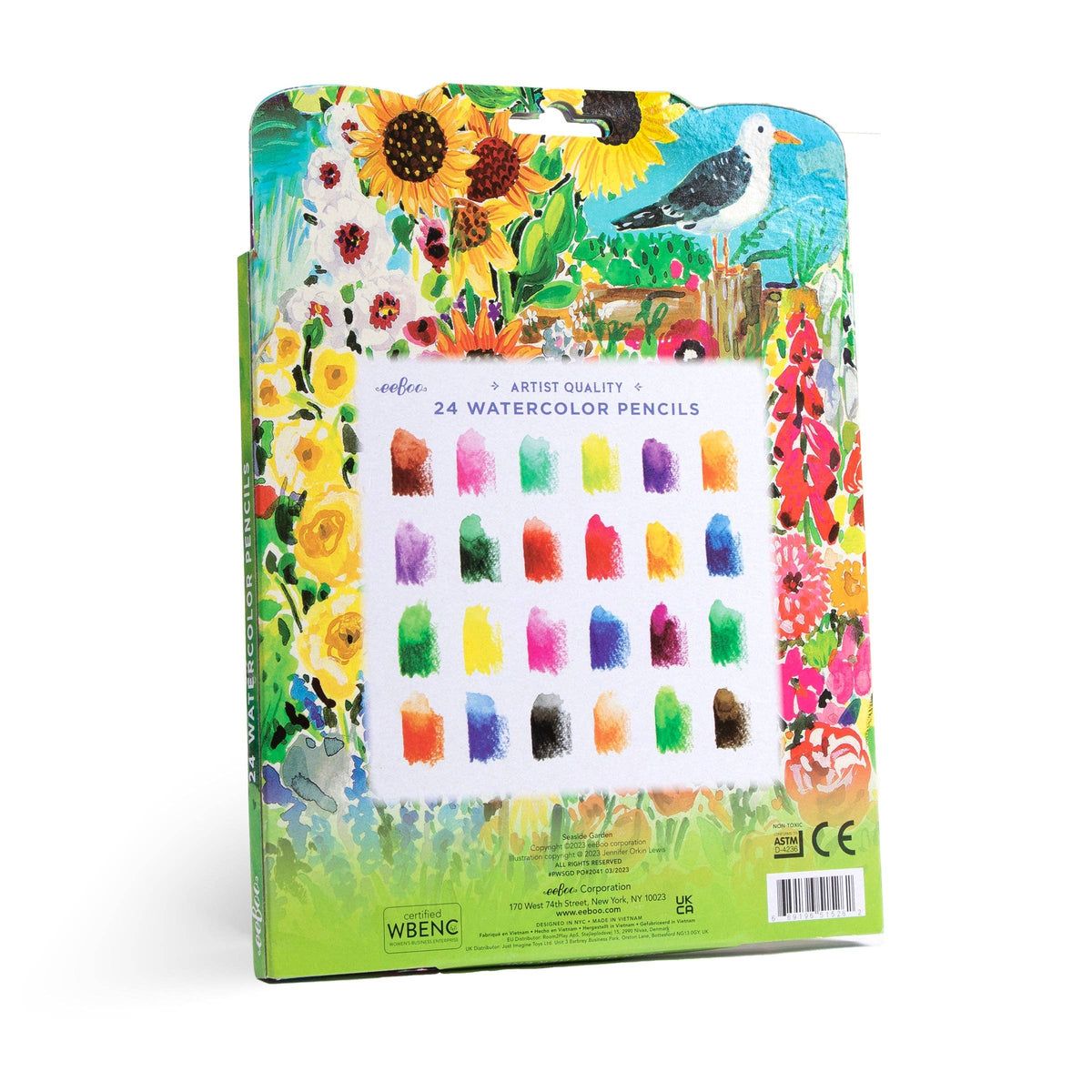 24 Watercolor Pencils - Seaside Garden