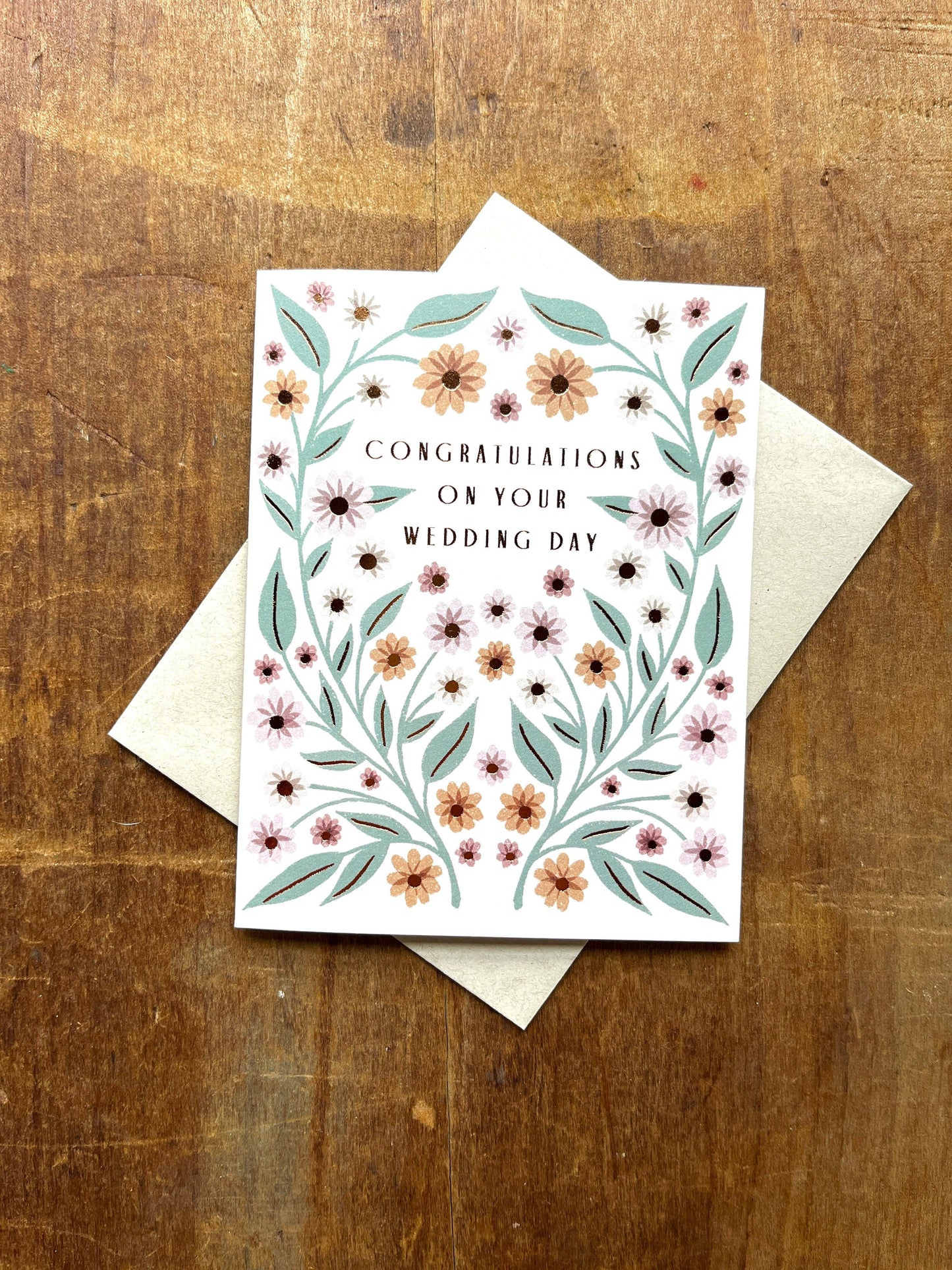 Katharine Watson - "Congratulations on Your Wedding Day," Greeting Card